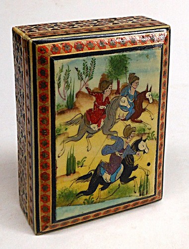 Vintage persian khatam trinket - khatam,